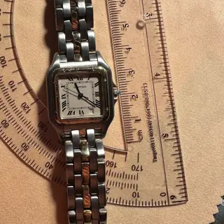 1988 Cartier Panthere Dual Tone Watch (Single Gold Row)
