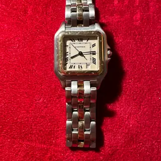 1988 Cartier Panthere Dual Tone Watch (Single Gold Row)
