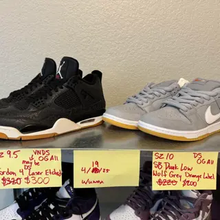 TAKING OFFERS | Check pics for details | SZ 9.5, SZ 10, SZ 10.5 | Jordan 4, Jordan 1, SB Dunks, Yeezy, Air Max | $55 - $300