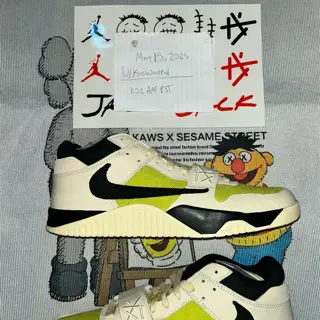 Size 13 - TRAVIS SCOTT X JORDAN JUMPMAN JACK TR “BRIGHT CACTUS” [$255🚀]