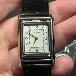 Vario VERSA reversible dual time - Black/Silver