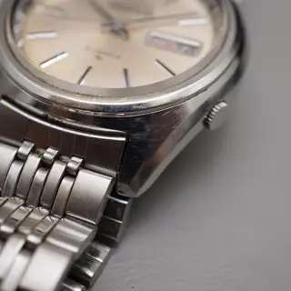 Vintage 1975 Seiko 5 Actus 7019-7060 Champagne Dial JDM Automatic Watch - $75