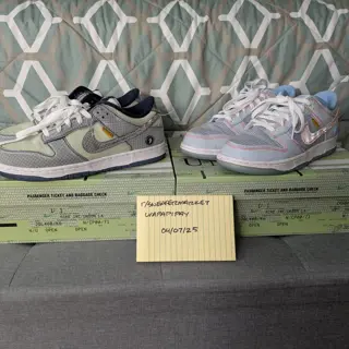 USED Nike Dunk Low Union Passport Pistachio & Argon - 9M - $90 each + SHIPPING - PayPal G&S