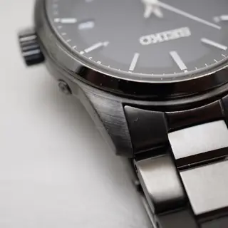 Seiko Selection SBTM257 7B24 Black Tone Radio Wave JDM Solar Quartz Watch - $120