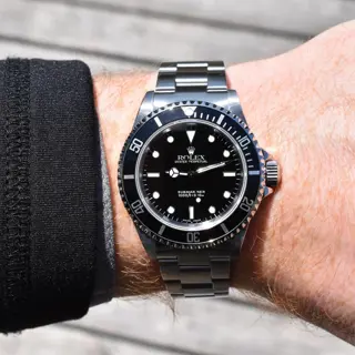 2000 Rolex Submariner No Date 40mm Stainless Steel Black Dial 14060 Watch