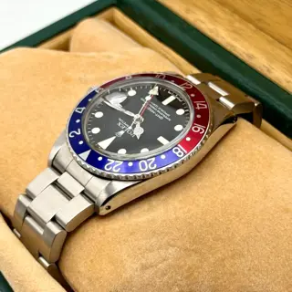 1978 Rolex GMT-Master "Pepsi" 40mm 1675 Oystersteel Oyster Bracelet Black Dial - $12,000