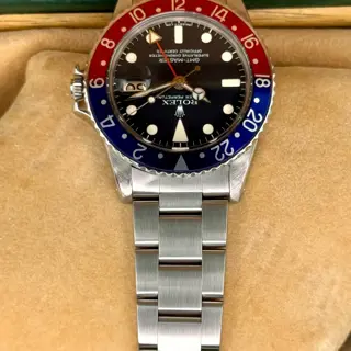1978 Rolex GMT-Master "Pepsi" 40mm 1675 Oystersteel Oyster Bracelet Black Dial - $12,000