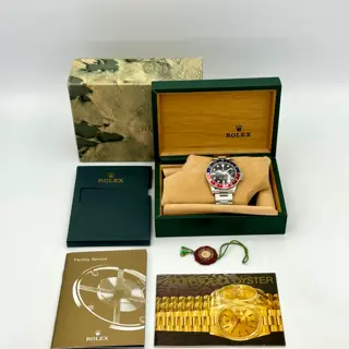 1978 Rolex GMT-Master "Pepsi" 40mm 1675 Oystersteel Oyster Bracelet Black Dial - $12,000