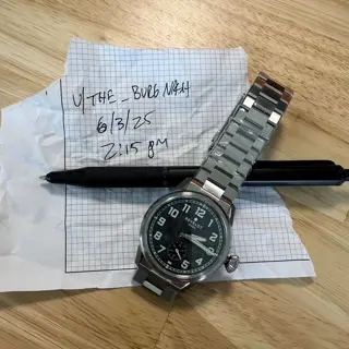 Revelot Terra Forged Carbon Luminova Steel – 38mm Automatic – NEW