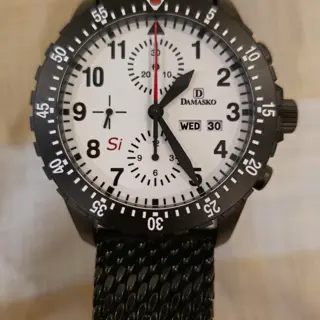 Damasko DC67 Si Black Chronograph