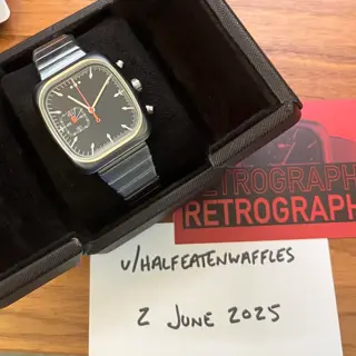Brew Retrograph - Crimson Slate - LNIB - Limited Edition