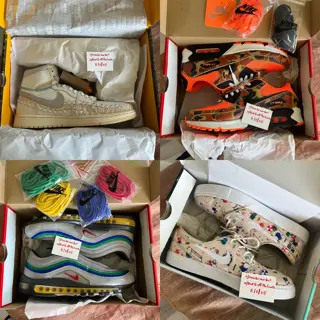 DS Jordan X Union LA x BBS Summer of 96 (9.5), VNDS Air Max 90 Duck Camo Orange (9.5), VNDS Air Max 97 Nintendo 64, & SB Janoksi Beach 9 $BELOW COMPS! Prices below