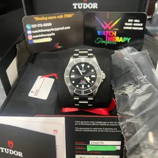 New Tudor Pelagos 39 Black Titanium 3/25 “P39” Stickered Ref. 25407N $3,899.00