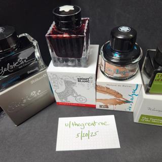 Discontinued Inks, Montblanc, Edelstein, Wearingeul, Krishna and Lamy