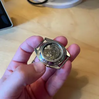 Seiko SNXF05 - Graph Paper - and Linen Melange Perlon Strap bonus [Excellent condition | $120 shipped CONUS]
