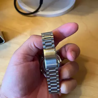 Seiko SNXF05 - Graph Paper - and Linen Melange Perlon Strap bonus [Excellent condition | $120 shipped CONUS]