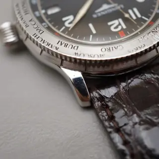 Longines L2.611.4 Swissair GMT World Timer Avigation Swiss Automatic Watch - $695