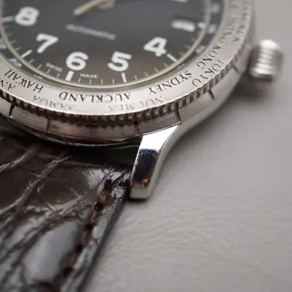 Longines L2.611.4 Swissair GMT World Timer Avigation Swiss Automatic Watch - $695