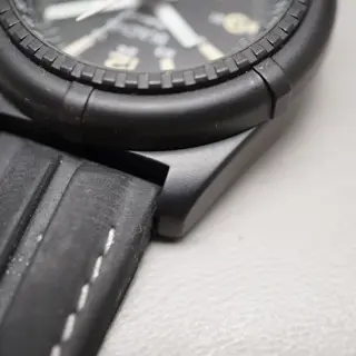 Vintage 1980s Bulova 11809 Ocean Timer Black Compass Swiss Automatic Watch - $395