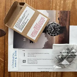 Marathon GSAR Bracelet Stainless Steel US Seal 20mm NEW