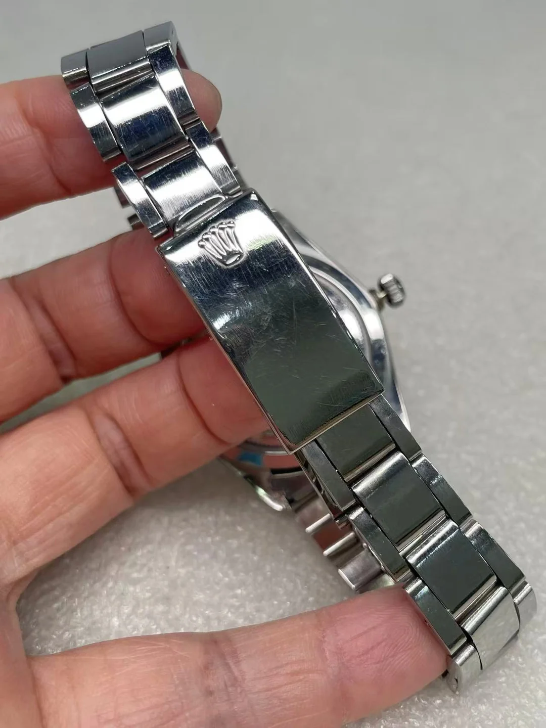 Cadran Tudor « Oyster Prince » Argenté Pour Montre Réf. 7987 - Pièce D'Origine - Occasion En Parfait État