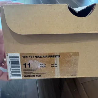 size 11 off-white Nike presto white and black - $500 for both shipped