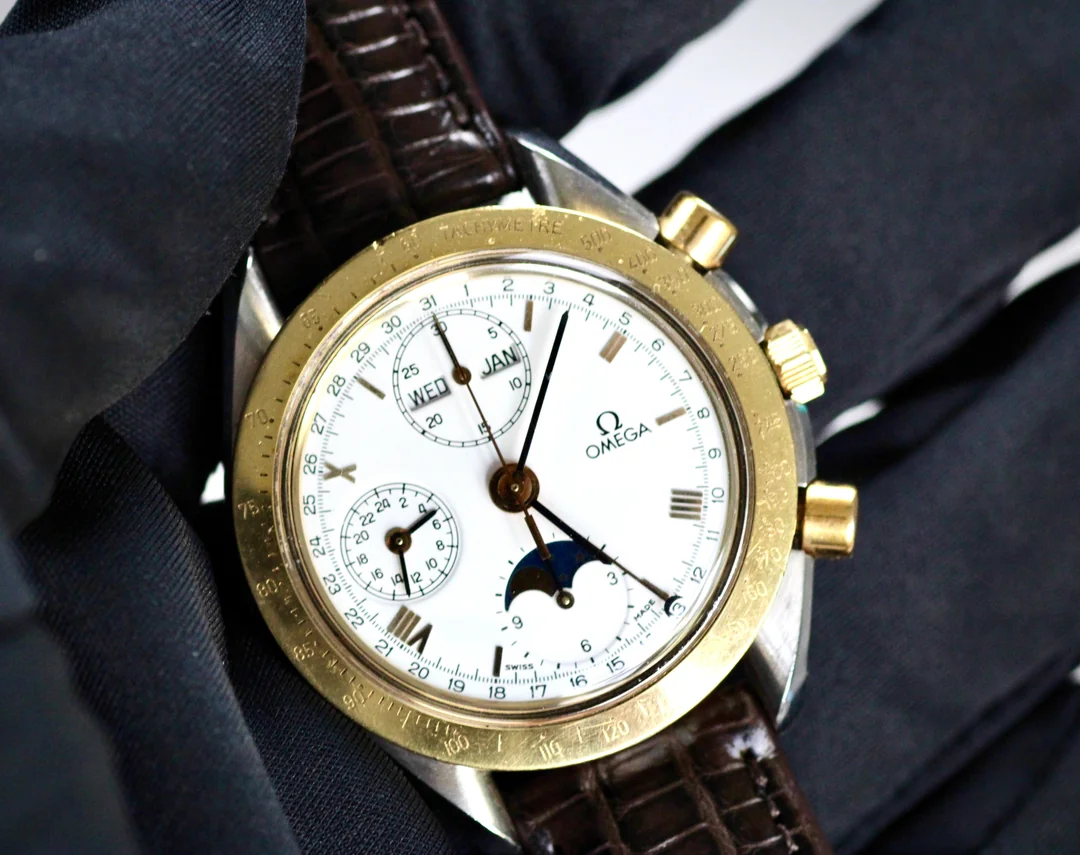 Omega Speedmaster Moonphase Two Tone