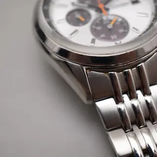 Citizen Eco-Drive CA0450-57A Panda Dial JDM Solar Quartz Chronograph Watch - $195