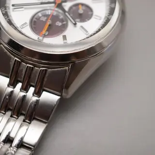 Citizen Eco-Drive CA0450-57A Panda Dial JDM Solar Quartz Chronograph Watch - $195