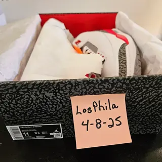 DS Jordan 3 Fire Red (2022) size M11 $175 CONTUS shipped and invoiced