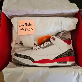 DS Jordan 3 Fire Red (2022) size M11 $175 CONTUS shipped and invoiced