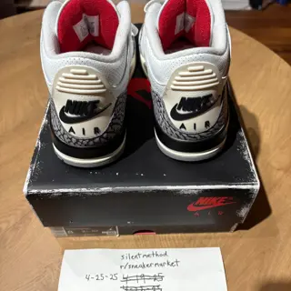 Jordan 3 WC ReImagined Sz 8 | condition 8/10 | OG All | $180 Shipped
