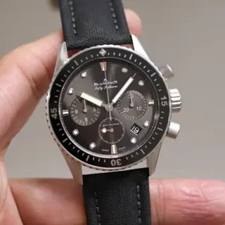 Blancpain Fifty Fathoms. Bathyscape, Flyback, Chronograph. Full Kit. Clean.