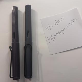 Lamy Safari LE Violet Blackberry and LE Pink Cliff, both EF [A]