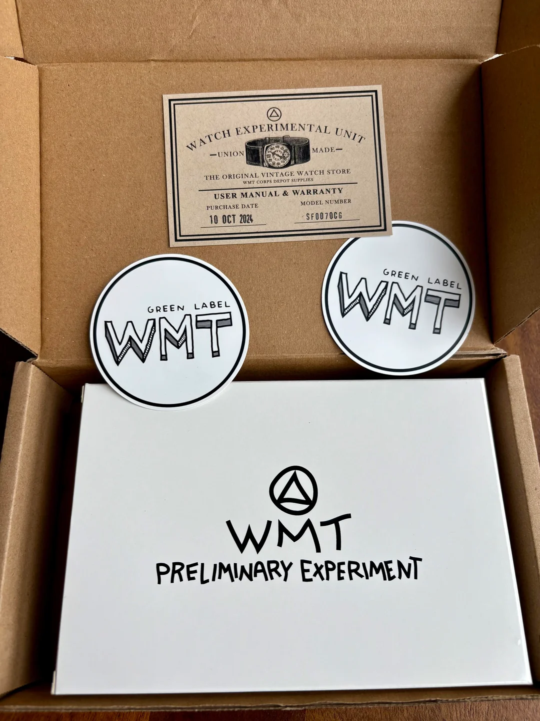 WMT Green Label “Preliminary Experiment” Pepsi GMT Full Kit