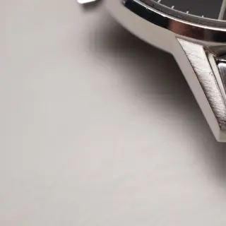 Seiko Spirit V147-0AK0 Black Dial Pink Hands Sector Dial Solar Quartz Watch - $100