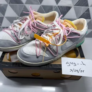 Nike Dunk Low x Off-White Lot 09 of 50 | Size 14M | Used | $320 Shipped