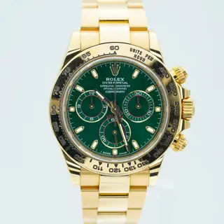 2020 Rolex Daytona 116508 “John Mayer” 18K Yellow Gold Green Dial BOXES/PAPERS