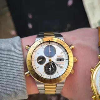 Seiko 1/100sec 'Olympic' Sports 150 Chronograph 7T59-6A00 (Feb 1993).