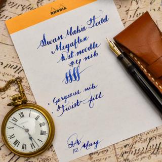 Swan Mabie Todd 1060 with 14c gold Fine Megaflex Nib