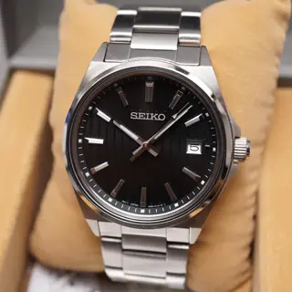 Seiko Selection SBTH005 6N52 S-Series Black Dial Quartz Watch - $125