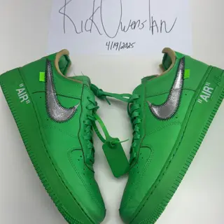 Nike Air Force 1 Off White Brooklyn Lightly Worn Size 9.5 $599