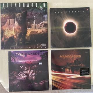 Four SOUNDGARDEN sealed releases: Superunknown The Singles: Before the Doors Live on I-5: King Animal Demos: Telephantasm