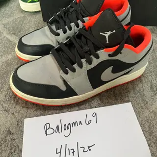 like new Jordan Zoom ‘92, size 10.5 [$50 shipped], used good Jordan 1 Hulk, size 10 [$100 shipped], Used good Air Jordan 1 low wolf grey infrared, size 10 [$60 shipped], Nike Bomba indoor soccer, size 10.5 [$40 shipped], Nike Mercurial soccer cleats, size 10.5 [$60 shipped]