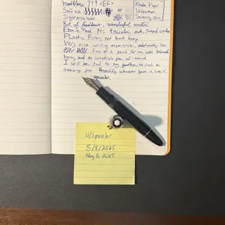 (CONUS) 70's Montblanc 149 w 14c Tri-Color EF nib