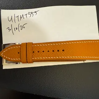 Artisan Strap - Epsom Leather 22mm Tan/Light Brown