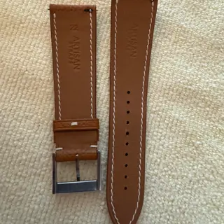 Artisan Strap - Epsom Leather 22mm Tan/Light Brown