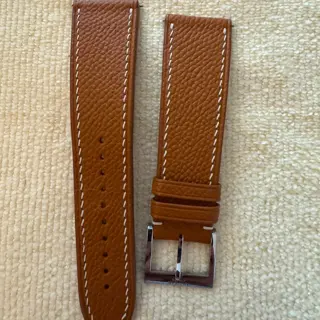 Artisan Strap - Epsom Leather 22mm Tan/Light Brown