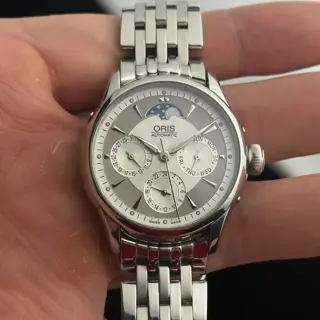 Oris Artelier Moonphase Complication (Ref. 01 581 7606 4051-07 8 18 73) | Good Condition (Serviced + Box, Booklet,Card) | $815