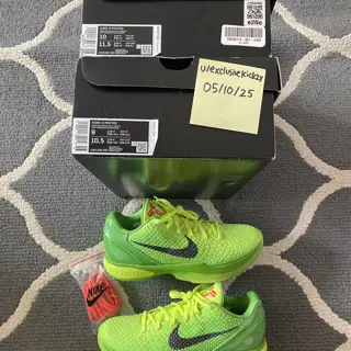 Nike Zoom Kobe 6 Protro Grinch 2020 Size 9 and 10 $425 Shipped each